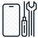 Reparatur Aufarbeitung Handy Symbol