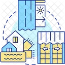 Hang Over Blanket Window Icon