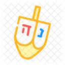 Hanukkah Dreidel Jewish Icône