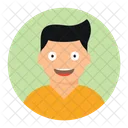 Happy Laugh Boy Icon