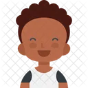 Happy Black Boy Happy Boy Happy Kid Icon