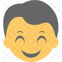 Happy Surprised Emoticon Icon