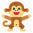 Happy Monkey  Icon