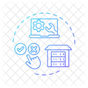 Hardware Software Telecommunication System Icon