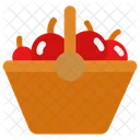 Harvest Basket Fruits Basket Flower Icon