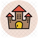 Haunted House Halloween Icon