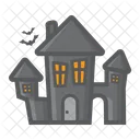 Haunted House Horror Icon