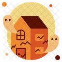 Haunted House Halloween House Icon