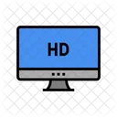 HD Auflosung Computer Symbol