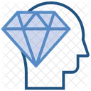 Education Head Diamond Icon