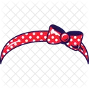 Cartoon Bow Headband Icon