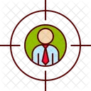 Headhunter Businessman Recruitment Icon