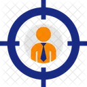 Headhunter Businessman Recruitment Icon