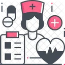 Healthcare System Doctor Medical Report Icon