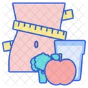 Healthy Dietapple Diet Food Icon