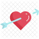 Heart Arrow Valentine Icon