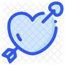 Heart Arrow Cupid Icon