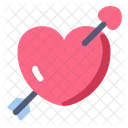 Heart Arrow Cupid Icon