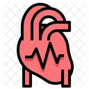 Vital Sign Pulse Medical Icon