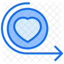 Heart Arrow Love Icon