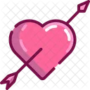 Heart Arrow Valentine Icon