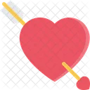 Heart Arrow Heart Love Icon