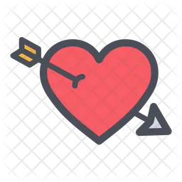 Heart Arrow  Icon