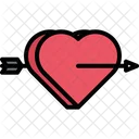 Heart Arrow  Icon