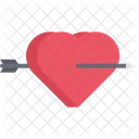 Heart Arrow Cupid Arrow Heart Icon