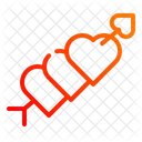 Heart Arrow Heart Love Icon