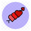 Heart Arrow Heart Love Icon