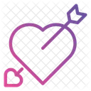 Heart Love Arrow Icon