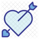 Heart Love Arrow Icon