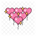 Heart Balloon Heart Love Icon