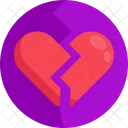 Heart Break Break Up Lover Fight Icon