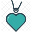 Heart Charm Heart Locket Heart Necklace Icon