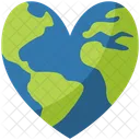 Heart Earth  Icon