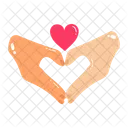 Heart Gesture  Icon