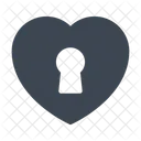 Heart Lock  Icon