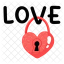 Heart Lock  Icon