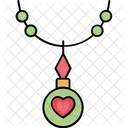 Heart pearl necklace  Icon