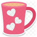 Heart teacup  Icon