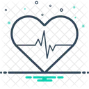 Heart Ecg Cardiology Icon