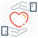 Heartbeat Love Heart Icon