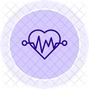 Heartbeat Line Icon Icon