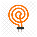 Heating Element Circuit Icon