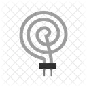 Heating Element Circuit Icon