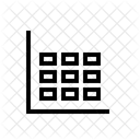 Heatmap Daten Visualisierung Symbol