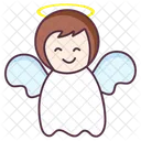 Heaven Angel Cartoon Character Bless Angel Icon