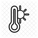 Heiße Temperatur  Symbol